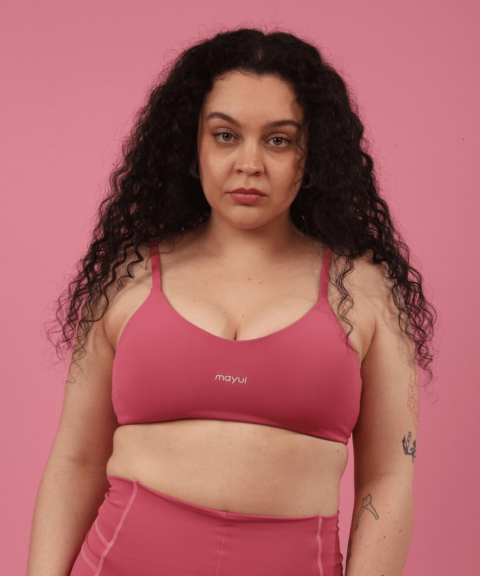 Alternative view of TOP SLIM ROSA VINTAGE