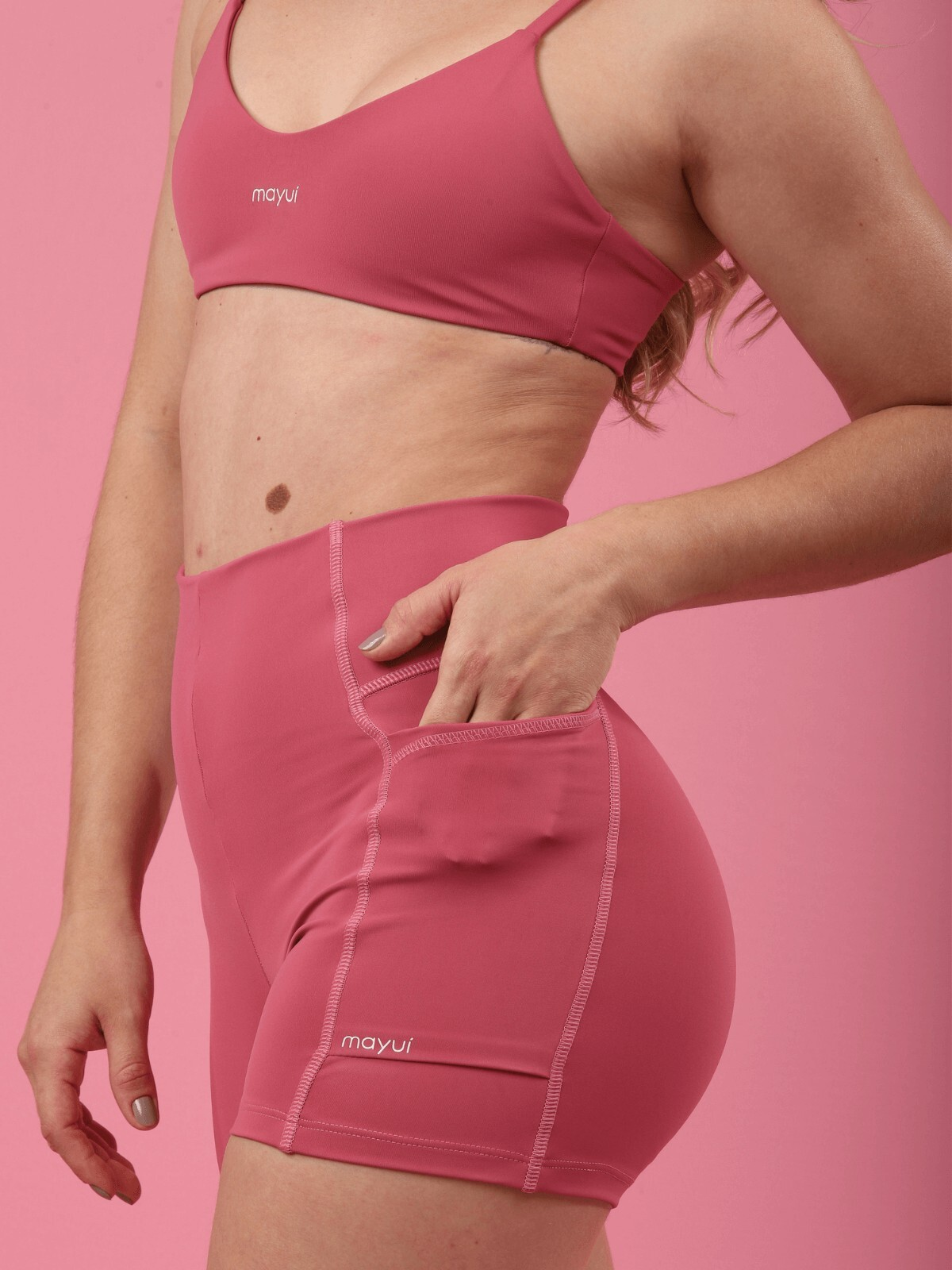 SHORT FLEX ROSA VINTAGE - Imagem 2