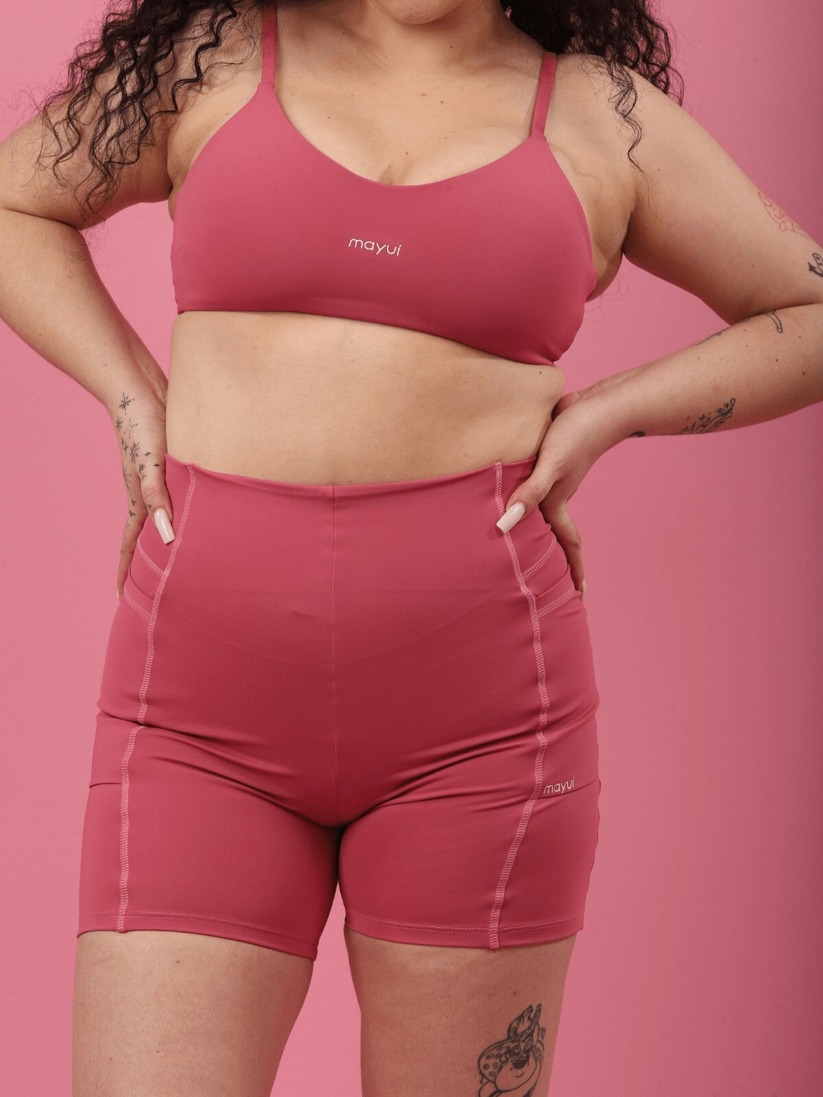 SHORT FLEX ROSA VINTAGE - Imagem 4