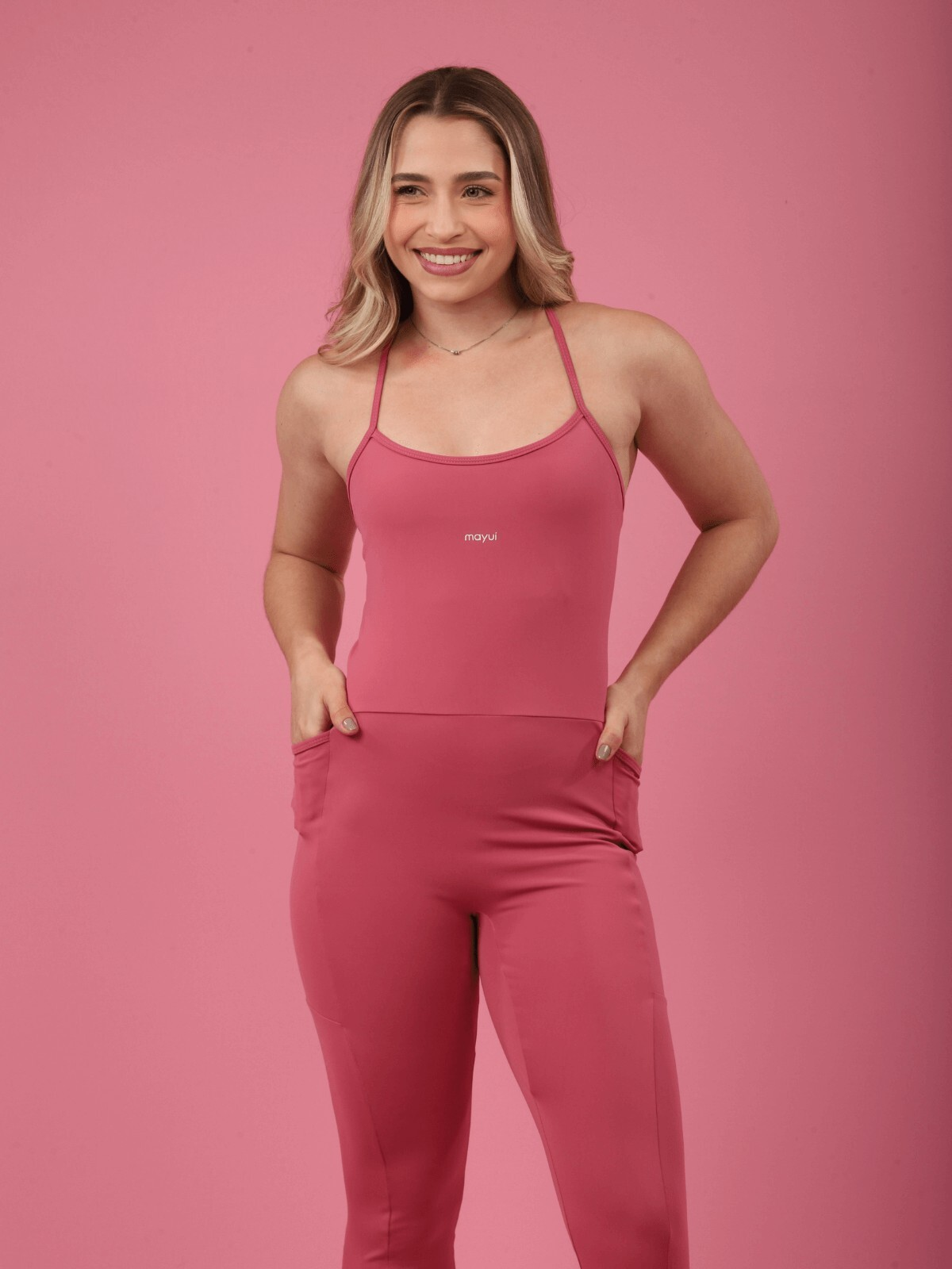 MACACÃO ELEVATE ROSA VINTAGE - Imagem 4