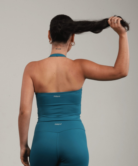 Alternative view of REGATA SINGLE FRENTE ÚNICA VERDE FLORA - U