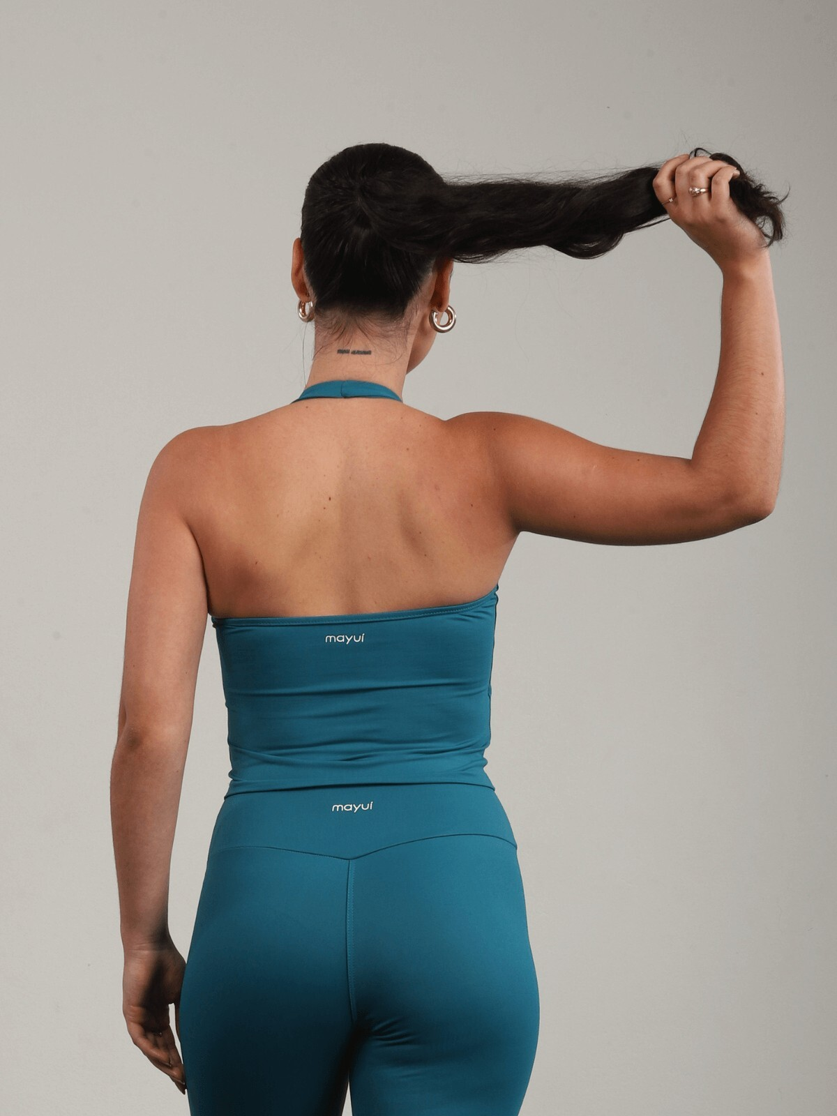 REGATA SINGLE FRENTE ÚNICA VERDE FLORA - U - Imagem 2