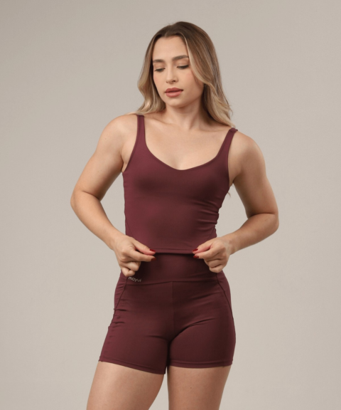 REGATA TANK BURGUNDY