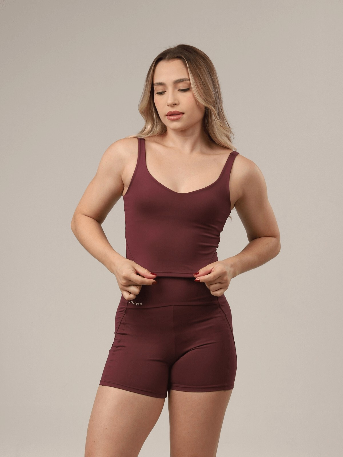 REGATA TANK BURGUNDY