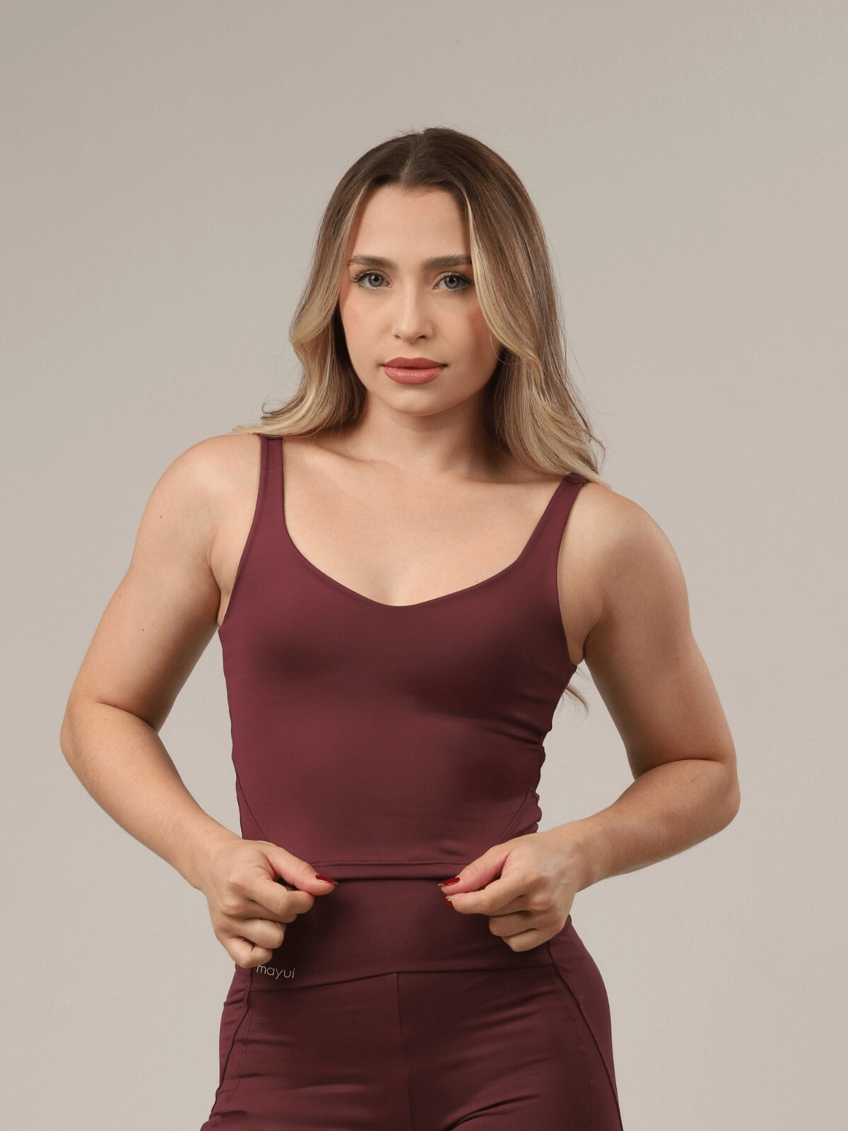 REGATA TANK BURGUNDY - Imagem 2