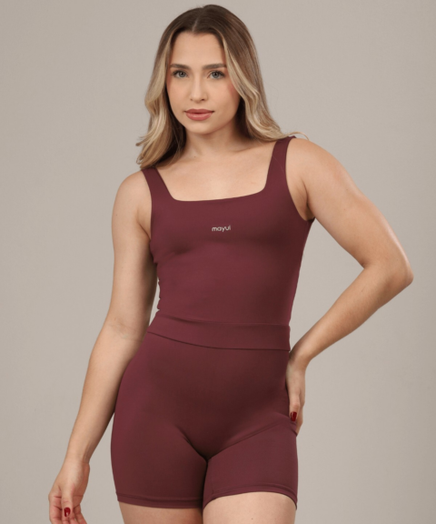 Alternative view of MACAQUINHO HUG BURGUNDY