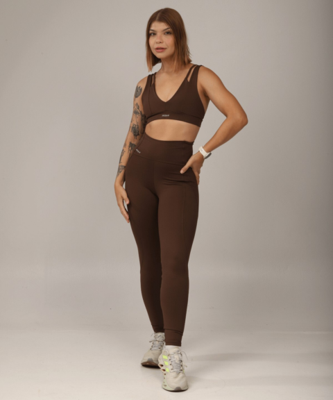 Alternative view of LEGGING STRAPPY EXPRESSO